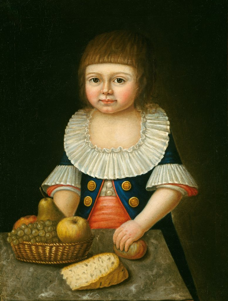 Effective Marketing Can Earn You Some Art. American 18th Century Boy with a Basket of Fruit c.1790, National Gallery of Art. (Apparently This Is Called Naive Style. Maybe I'd Prefer A Garfunkle)